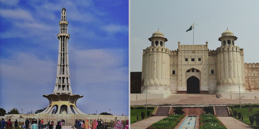 Minar-e-Pakistan and Lahore Fort