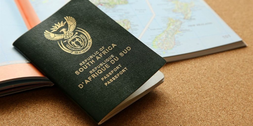 South Africa passport VISA free countries